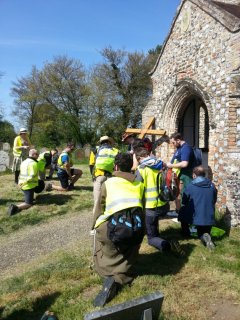 Student Cross pilgrimage